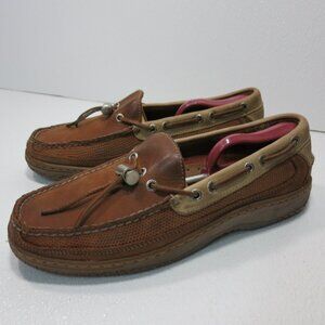 Sperry Nubcuk Leather Casual Dress Driver Moccasins Footwear Shoes Loafers 9